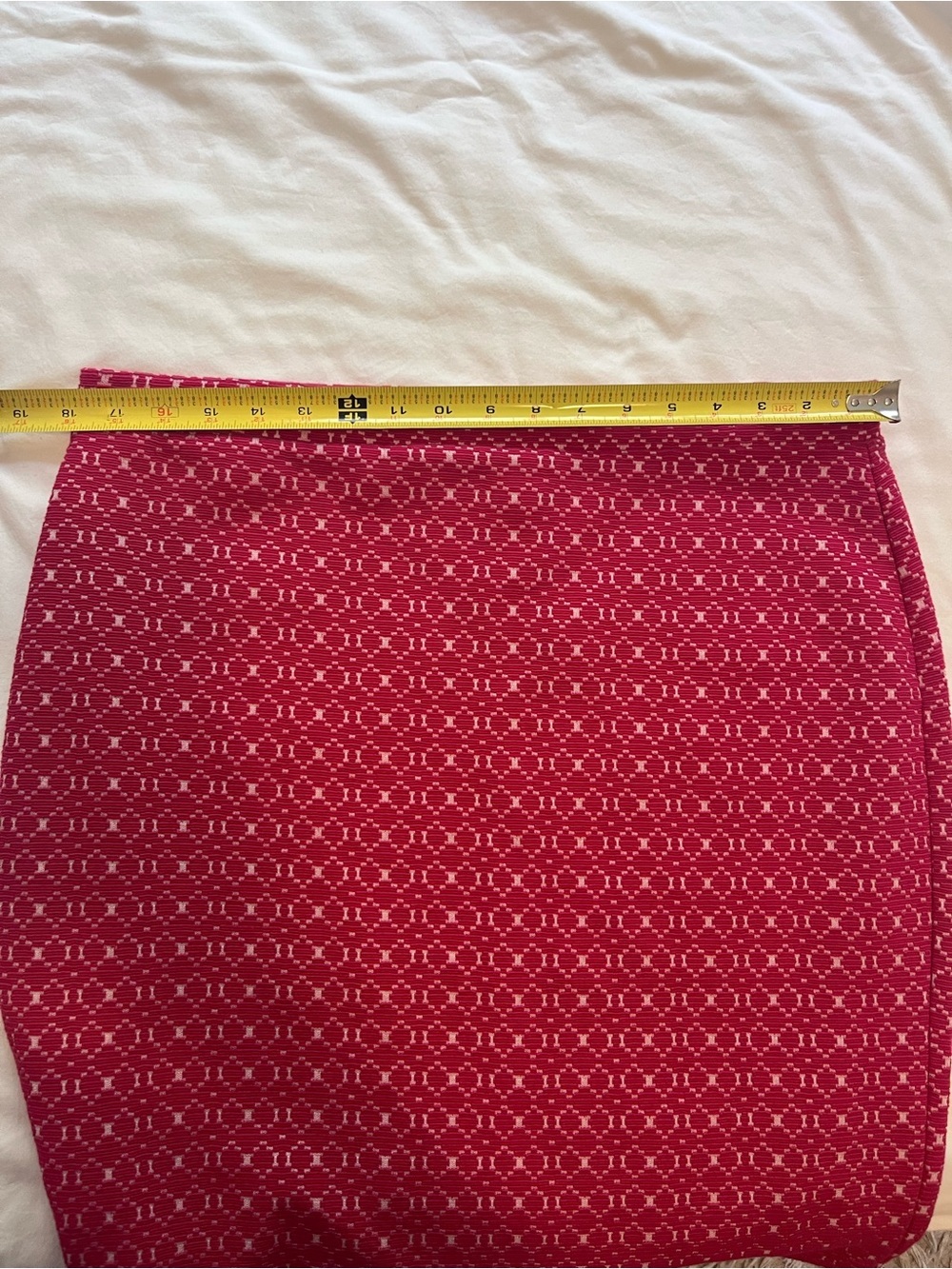 Leota Briar Bellissimo Jacquard Pencil Skirt Pink Textured XL - Picture 9 of 11